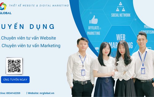 Công ty Digital Marketing NR Global tuyển dụng tháng 09